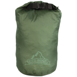 RED ROCK ROLL TOP DRY BAG - 4 LITER WATERPROOF OD GREEN