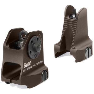 DANIEL DEFENSE FRONT/REAR SIGHT COMBO BROWN