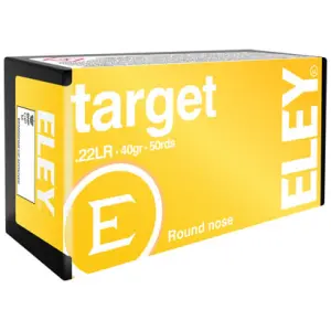 ELEY TARGET 22LR 40GR RN - 50RD 100BX/CS