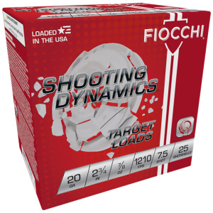 FIOCCHI 20GA 2.75" 7/8OZ #7.5 - 1210FPS 250RD CASE LOT