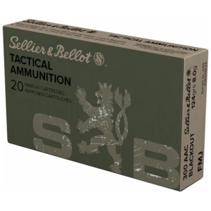 S&B 300 AAC 124GR FMJ - 20RD 50BX/CS