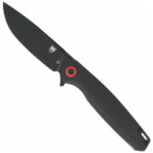 COBRATEC RATH 3.5" FOLDER - BLACK D2 BLACK BLADE