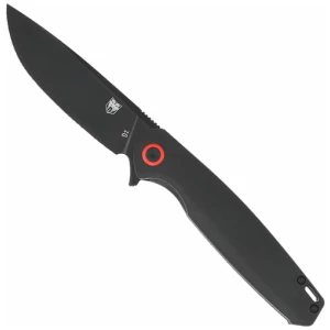 COBRATEC RATH 3.5" FOLDER - BLACK D2 BLACK BLADE