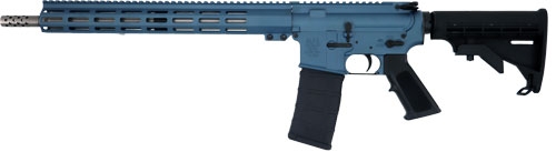 GLFA AR15 RIFLE 223 WYLDE - 16" S/S BBL BLUE TITANIUM - Image 2