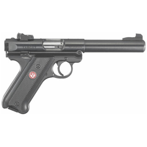 RUGER MARK IV TARGET 22LR - 5.5" BULL AS BLACK PLASTIC