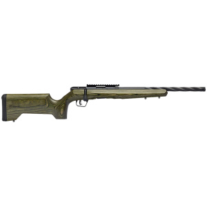 SAVAGE B22 TIMBER TACTICAL - 22LR 18" BLACK/GREEN LAMINATE