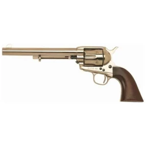 CIMARRON CAVALRY SCOUT 45LC - FS 7.5" POLISHED NICKEL/WALNUT
