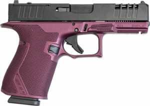 GLFA 19 STRIKER 9MM 4" 15 SHOT - BLACK SLIDE BLACK CHERRY FRAME