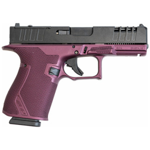 GLFA 19 STRIKER 9MM 4" 15 SHOT - BLACK SLIDE BLACK CHERRY FRAME