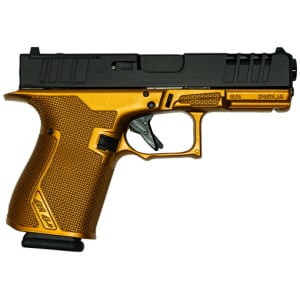 GLFA 19 STRIKER 9MM 4" 15 SHOT - BLK SLIDE GALAXY COPPER FRAME