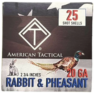 ATI Game Load Shotshell 20ga 2-3/4" 1oz 1220 fps #4 25/ct