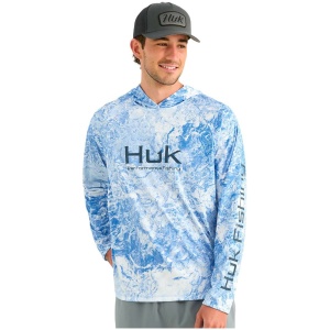 Huk Mossy Oak Pursuit Performance Hoodie MO Regatta M