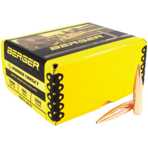 Berger Match Grade Target Bullets 7mm .284" 180 gr Hybrid Target 500/ct