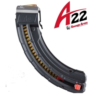 Butler Creek Savage Arms A22 Magnum Magazine .22 Mag Black Steel 25/rd