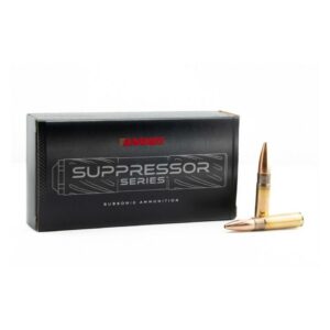 Barnes Suppressor Series Sierra MatchKing Rifle Ammunition .300 Blackout 220gr HP 1060 fps 20/ct