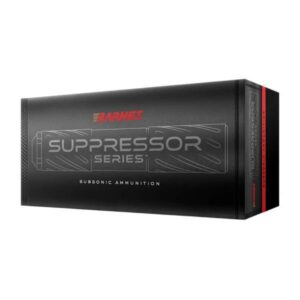 Barnes Suppressor Series Sierra MatchKing Ammunition 8.6 Blackout 300gr HPBT 1025 fps 20/ct