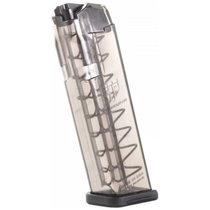 Elite Tactical Systems Carbon Smoke Series Glock Handgun Magazine 9mm 10/rd Smoke