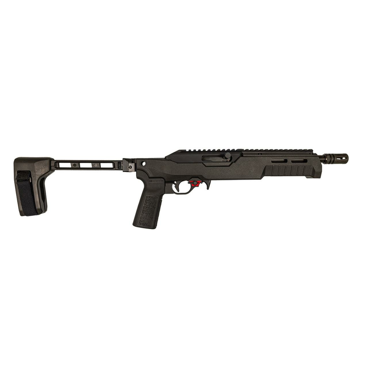 Franklin Armory F22 Binary Pistol .22 LR 10rd Magazine 8" Threaded Barrel Hogue SB Tactical Chassis W/Brace