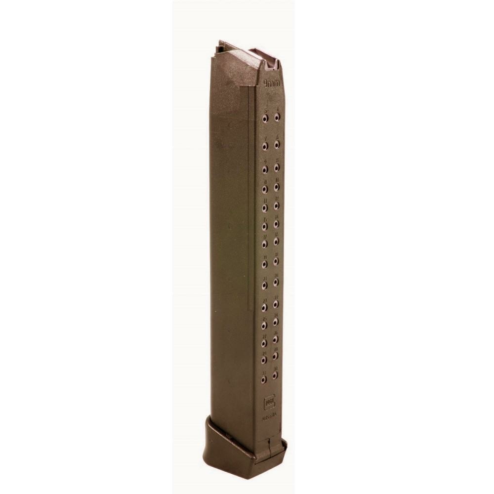 Glock Gen5 Factory Magazine for G17 G17L G19 G19X G26 G34 FDE 9mm Luger 33/rd