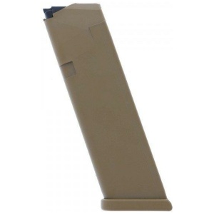 Glock Gen5 Factory Magazine G17 G17L G19 G19X G26 G34 9mm Luger - Coyote 17/rd