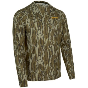 Muddy Base Layer Crew Long Sleeve Shirt Mossy Oak Bottomland 3XL