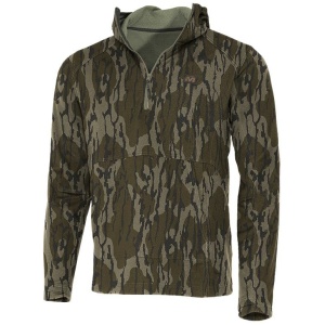 Muddy DV8 Quest Midweight Quarter Zip Hoodie Mossy Oak Bottomland XL