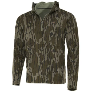 Muddy DV8 Quest Midweight Quarter Zip Hoodie Mossy Oak Bottomland XL