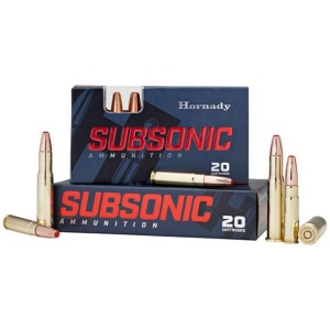 Hornady Subsonic Ammunition 450 Bushmaster 395 gr SUB-X 1050 fps 20/ct