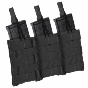 TacShield Triple Speed Load Rifle Molle Pouch-Black