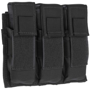 TacShield Triple Universal Pistol Molle Pouch-Black