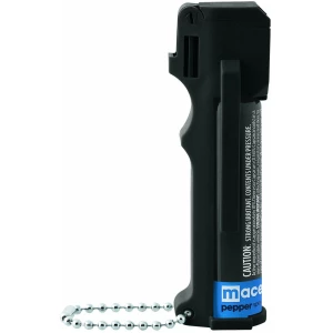 Mace Pepper Spray Triple Action Police Model 12' Range - Black