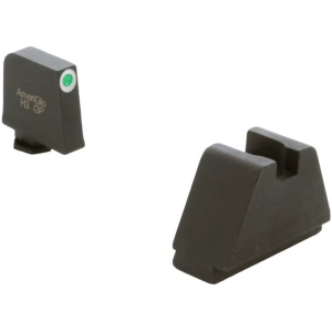 Ameriglo 4XL Tritium Night Sight Set for Glock Green with White Front Black Rear