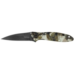 Kershaw Leek Folding Knife 3" Drop Point Blade Kings Camo