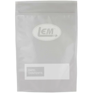 LEM Products MaxVac Zipper Top Vacuum Bags Gallon Size 11"x16" 20/ct