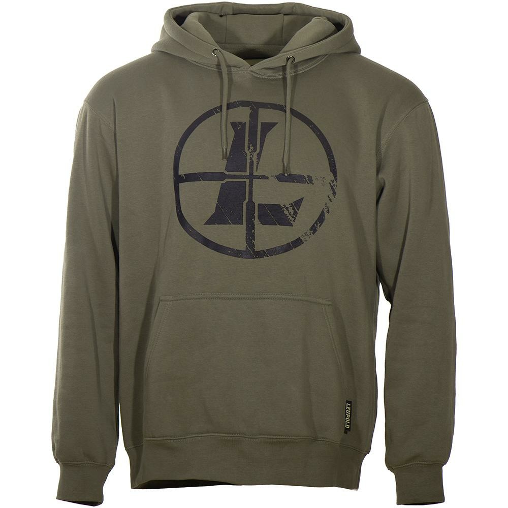 Leupold Distressed Reticle Hoodie Ash Green 3XL