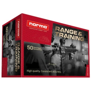 Norma Range & Training Rifle Ammunition .300 Blackout 147gr FMJ 20/ct