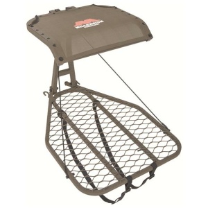 Millennium M50 Steel Leveling Hang-On Tree Stand With Footrest Includes Safe-Link 35' Safety Line