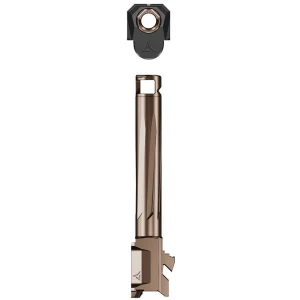 Radian Weapons Afterburner and Ramjet Combo Ported Barrel and Compensator for Glock Gen 6 17 Bronze