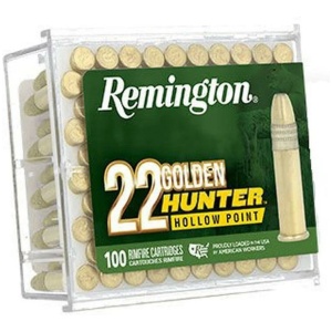 Remington Golden Hunter Rimfire Ammunition .22 LR 40gr PHP 1255 fps 100/ct