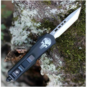 Templar Knife Small Fallen OTF Knife 2-3/4" Tanto Blade Black