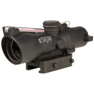 Trijicon Compact ACOG 3x24 Rifle Scope Low Height Red Crosshair 7.62x39/123gr. Illuminated Black