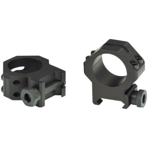 Weaver 4-Hole Tactical Picatinny Aluminum Scope Rings 1" High Matte