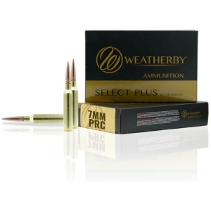 Weatherby Select Plus Rifle Ammunition 7mm PRC 177gr Hammer Custom 2925 fps 20/ct