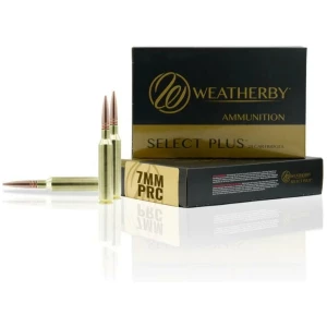 Weatherby Select Plus Rifle Ammunition 7mm PRC 177gr Hammer Custom 2925 fps 20/ct
