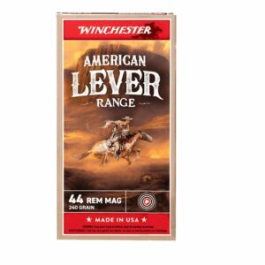 Winchester American Lever Range Ammunition .44 Rem Mag 240gr JSP 1750 fps 50/ct