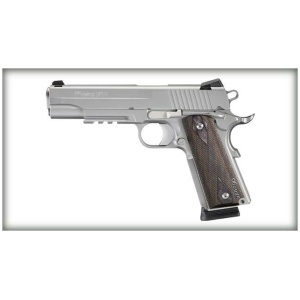 SIG "1911 STAINLESS RAIL" 1911R-45-SSS-CA 5" STS W/ RAIL CA COMPLIANT
