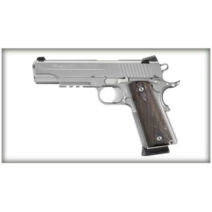 SIG "1911 STAINLESS RAIL" 1911R-45-SSS-CA 5" STS W/ RAIL CA COMPLIANT