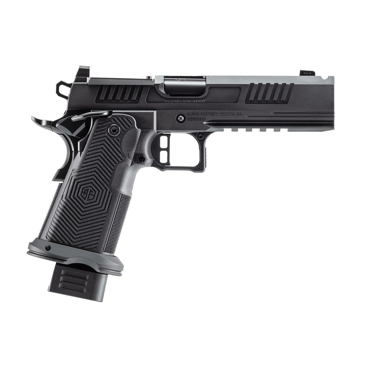 AF1911-ROMULUS 9MM 20Rd Magazine (5) 5" BULL Ramped Ported Barrel MOS Optic Cut DLC BLK