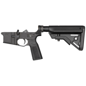 NLA COMPLETE AR15 LOWER FORGED - B5 BRAVO STOCK BLACK