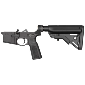 NLA COMPLETE AR15 LOWER FORGED - B5 BRAVO STOCK BLACK